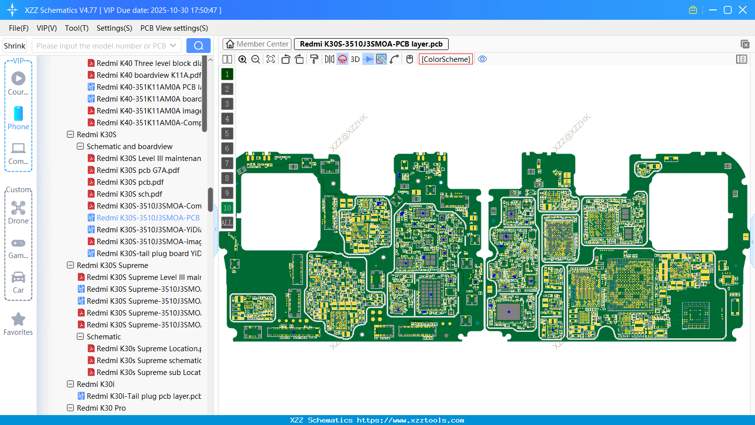 Xiaomi Redmi K30S-3510J3SMOA-PCB Layer